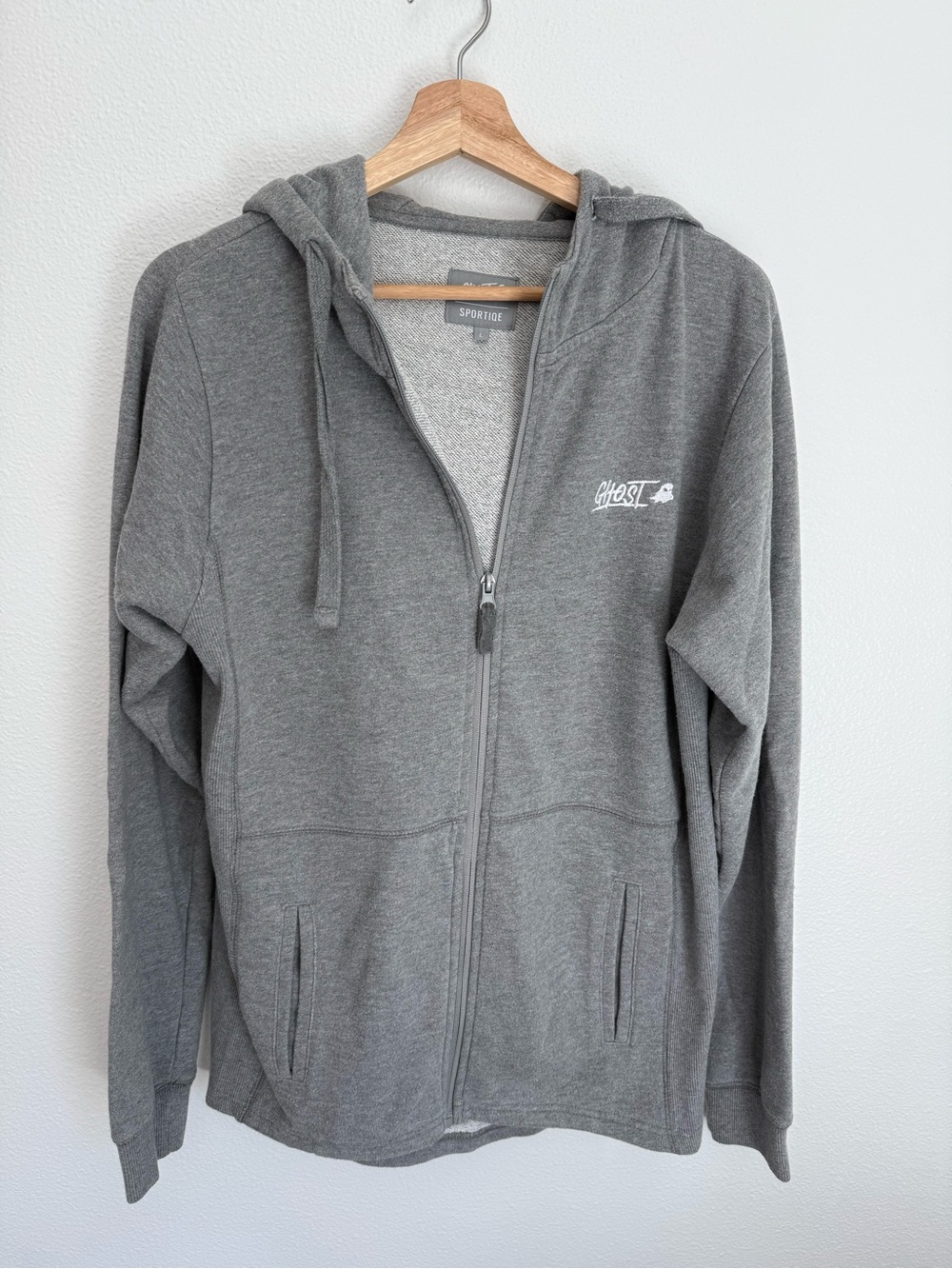 Sportiqe Men's Gray Full-Zip Hoodie Sweater